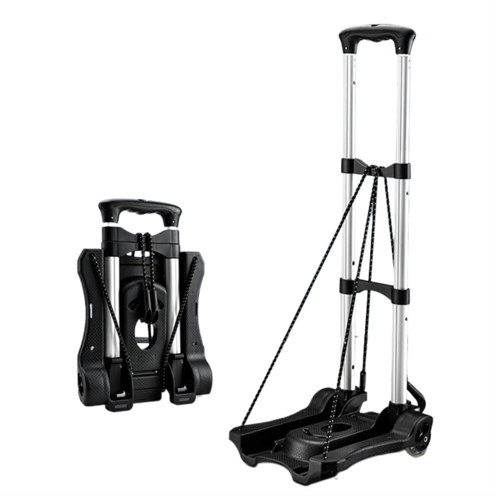 Folding Sack Truck Aluminium Alloy Folding Luggage Shopping Cart 9365049342544