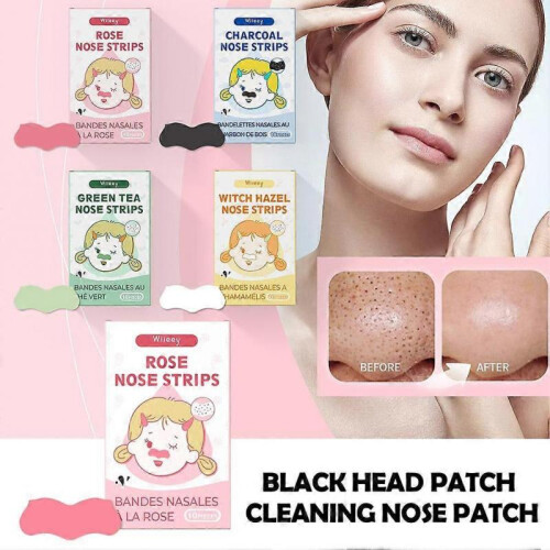 (Rose) Black Head Patch Cleaning Nose Patch 1