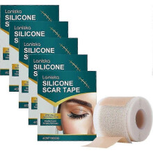 (5pcs) 1-5x Silicone Scar Sheets, Self-Adhesive Scar Cover Tape Reusable and Effective Skin Care Strips