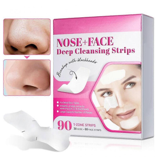 Deep Cleansing Shrink Pore Blackhead Mask Sticker Cleaner Nose Deep Clean Strip 2