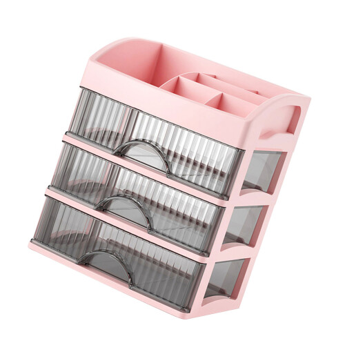 Vanities Makeup Holder with Multi Layer Drawer for-4