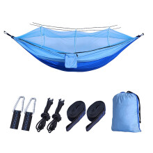 Hammock, ultralight net camping 300kg load capacity, 260x140cm, breathable parachute nylon for outdoor, camping, hiking, traveling Ref: 8984