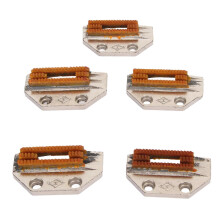 (As show, One size) 5Pcs Sewing Machine Feed Dog with Teeth Wear Resistant High Hardness Sewing Feed Dog for Industrial Sewing Machine