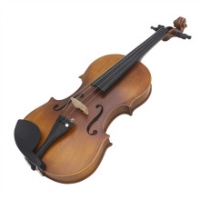 'Violin Beginner Pack 4/4 Acoustic Violin in Retro Style Violin for Beginners with Bow/Case'