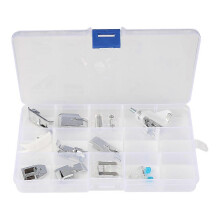 (As show, One size) 11PCS Multifunctional Sewing Machine PartsPress Foot Sew Machine Accessories Kit Set (#02)