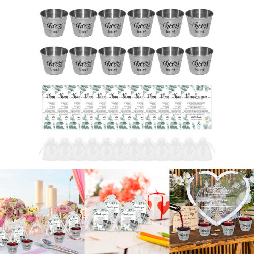 12pcs Wedding Celebration Cup Accessories Luxurious Wedding 1
