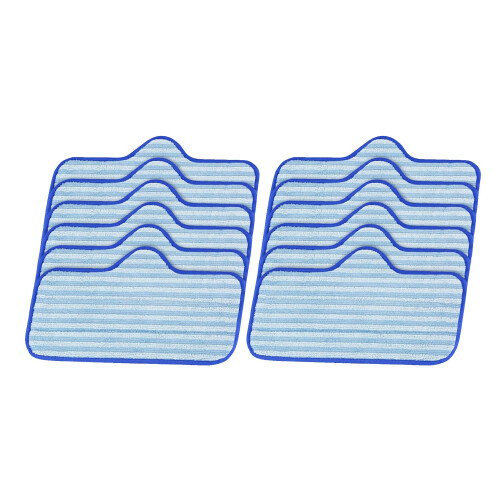 12 Pack Microfiber Mop Pads Replacement Fit for Dupray Neat Steam Cleaner