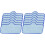 12 Pack Microfiber Mop Pads Replacement Fit for Dupray Neat Steam Cleaner 2