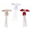 User friendly Fabric Hummingbird Christmas Accent-Wine red 2