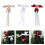 User friendly Fabric Hummingbird Christmas Accent-Wine red 3
