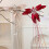 User friendly Fabric Hummingbird Christmas Accent-Wine red 6