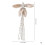 User friendly Fabric Hummingbird Christmas Accent-Wine red 4