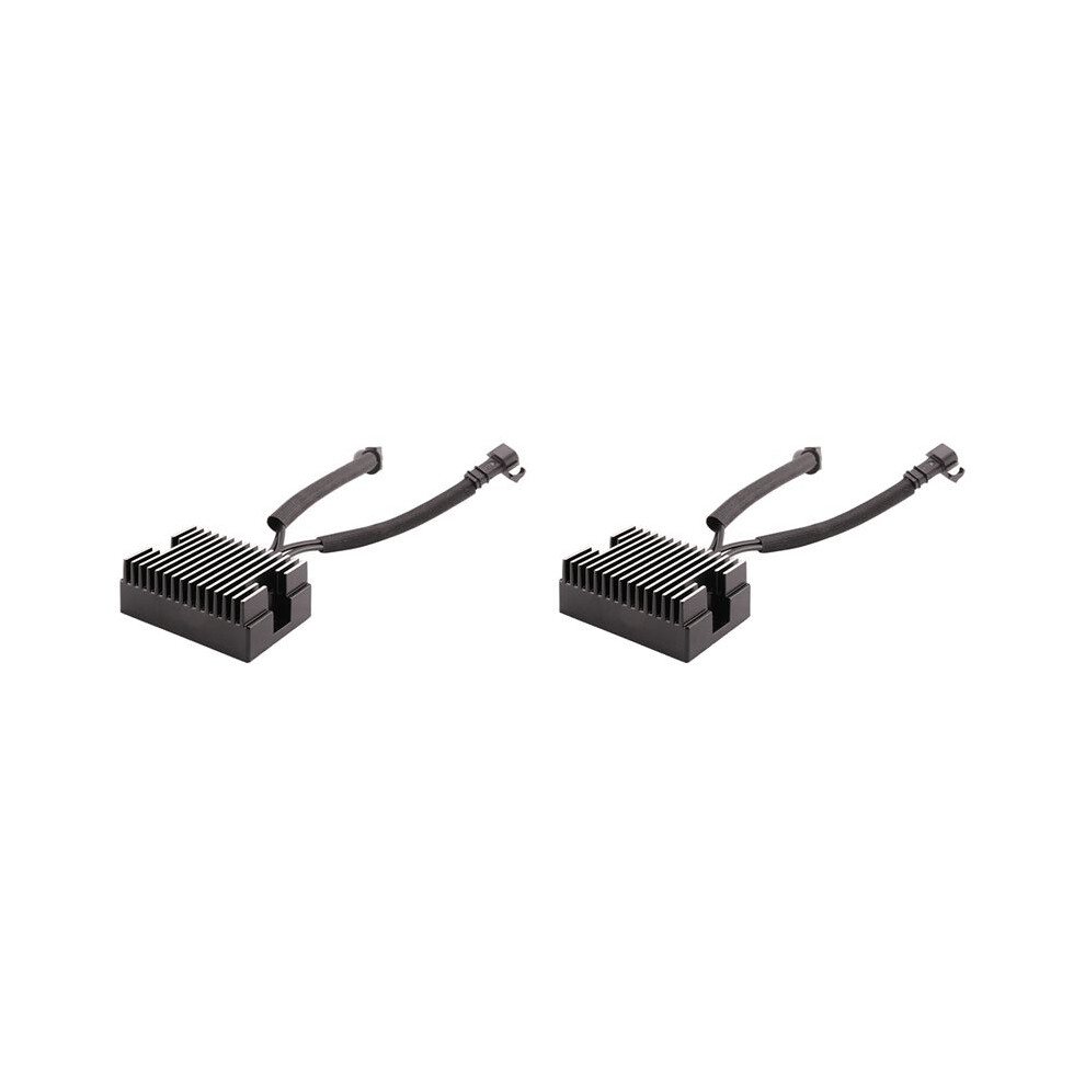 2X Voltage Regulator Rectifier For Harley Sportster Xl 2009-2013 74711-08 Black 4712654865381