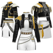(Kids 110, Rumi) Kpop Demon Hunters Cosplay Rumi Mira Zoey Costume Halloween Carnival Set Party Fancy Dress For Womens!ZZ39