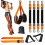 Pullup aid set with 4 adjustable bands and 2 footrests 1