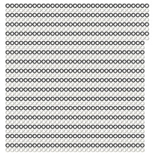 (As show, One size) 500 Sets 8mm Grommets Eyelets Iron Copper Round Grommets Washer Eyelets Rings Kit for Trousers Bags Hats Belts