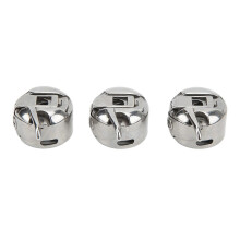 (As show, One size) 3Pcs Bobbin Case Durable Stainless Steel Household Very Functional Sewing Machine Accessory