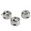 (As show, One size) 3Pcs Bobbin Case Durable Stainless Steel Household Very Functional Sewing Machine Accessory 2