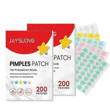 2025 Best seller 400pcs Pimple Patches for Face Hydrocolloid Patches Versitile Cute Zit Covers Stickers Mild And Non-irritating Patches 5 3 Sizes