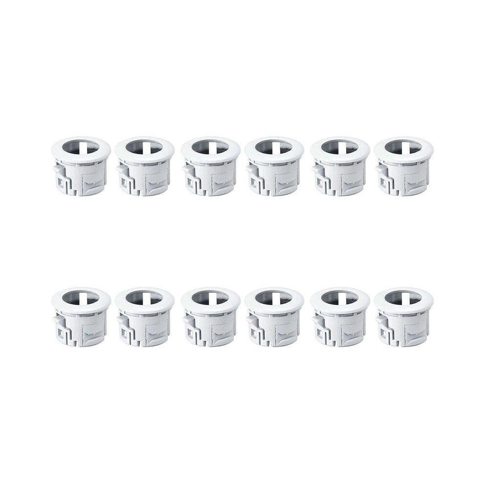 Car Bumper Parking Assist Sensor Retainer Holder Bracket 89348-33010 For Toyota 4Runner Tacoma Es350 Hs250h,12Pcs White 6133165914630