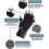 (Blue) Reusable Gel Cold Pack: Finger Arthritis Compression Ice Glove for Pain Relief 4