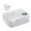 Food Carriers with Separate Compartment Modern 2 Layer-White L 1