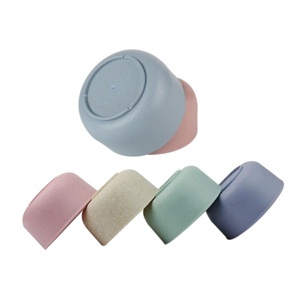 6 Pcs Unbreakable Cereal Bowl Set for Toddlers No Spill Dinnerware Sets