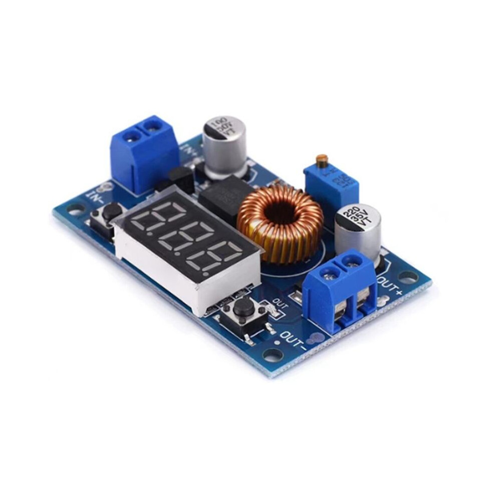 Xl4015e Voltage Adjustable Voltage Reduction Power Module With Voltmeter Digital Display 5A High-Power 75W Dc Board 4712626344937
