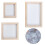3Pcs Paper Making Craft Set Includes 3 Sizes Wooden Frames for 4