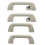 4Pcs Car Inner Roof Armrest Ceiling Pull Handle Door Safety Handle with Hook 74610-52020 for   Light Grey 1