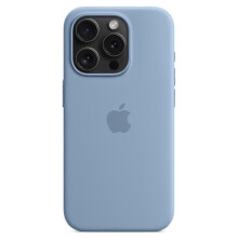 (iPhone 15 Pro Max, Light blue) For iPhone 15 Pro Max Case Silicone Magnetic Phone Cover Compatible with MagSafe