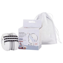 Toddler Noise Isolation Ear Cover-White earmuffs black