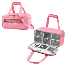 High Capacity Art Marker Carrying Case with Shoulder Strap-Pink
