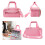 High Capacity Art Marker Carrying Case with Shoulder Strap-Pink 2