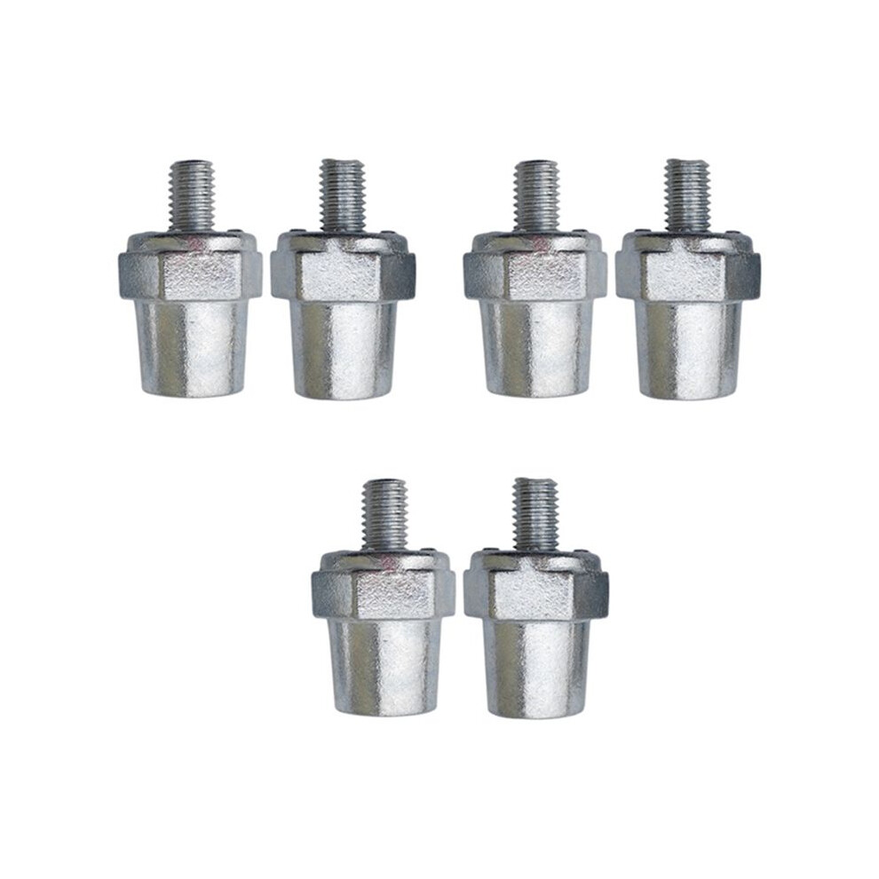 3 Pair Zinc Alloy Battery Side Terminal Charging Posts Fit 8Mm Positive (+) Or Negative (-) Battery Cable Terminals 6132295093253