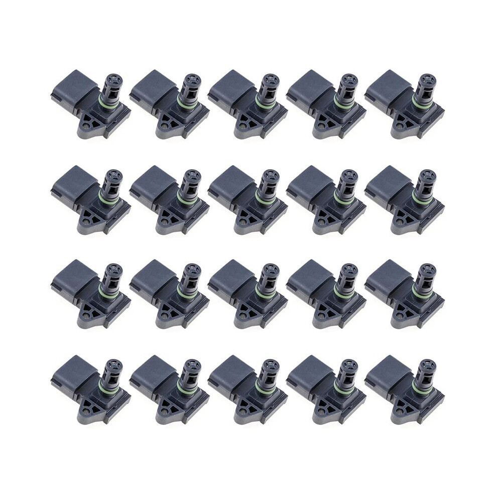 20X Pressure Map Sensor For Cummins Pressure Temperature Sensor M11 Isc Isl Ism Isx Isb 5Wk96802 2872784 4921324 2897334 Black 4712187818359
