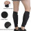 (L, blue) Shin Defender KidsShindefender Compression Sleeve with Honeycomb PadsZZ15 5