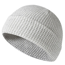 Chapeau tricoté unisexe à la mode, chapeaux chauds-Blanc