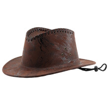Chapeaux de Cowboy unisexes pour adultes, avec corde à-café