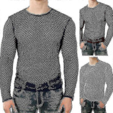 (S, Black) Sexy Men"s T-shirt Mesh Fishnet Sleeveless Undershirt Top Xixizz40