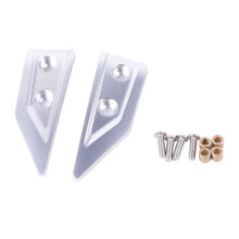Motorcycle Handguard Decorative Cover Handlebar Hand Guard Cover Shield Protector for 368G 501g Silver
