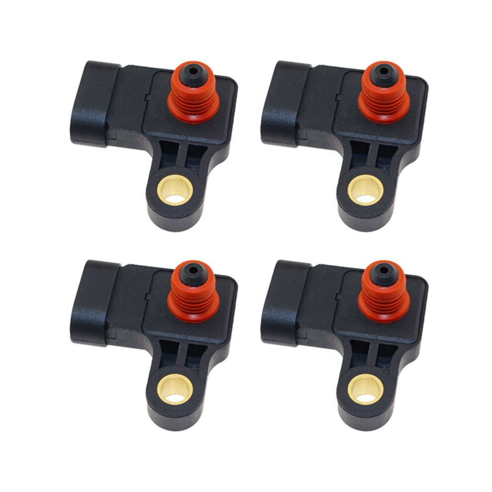 4X Map Manifold Absolute Pressure Sensor For 2004 To 2008 Chevrolet Aveo Optra 1.6L 6134218561771