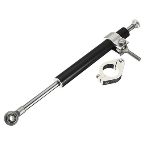 330MM Universal Motorcycle Steering Damper Stabilizer Damper-Steering  Direction Safety Control Black