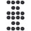 10X for  Prius 30 XW30 09-15 Prius C Aqua Button Multifunction Steering Wheel  Control Button Panel Rubber 1