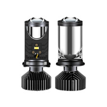 Y9 H4 LED Projector Headlight Projector Lens with Fan Cooling Automobile Hi Lo Bulb