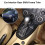 For  Freelander 2 2009-2012 Car Gear Shift Knob Panel Frame Cover Trim Stickers Interior Accessories 4
