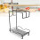 Black Towel Rack Kitchen Countertop Organizer 20x11.5x28cm 3