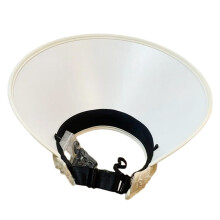 Chapeau ouvert en perles pour femmes, chapeau de soleil Ă -Beige