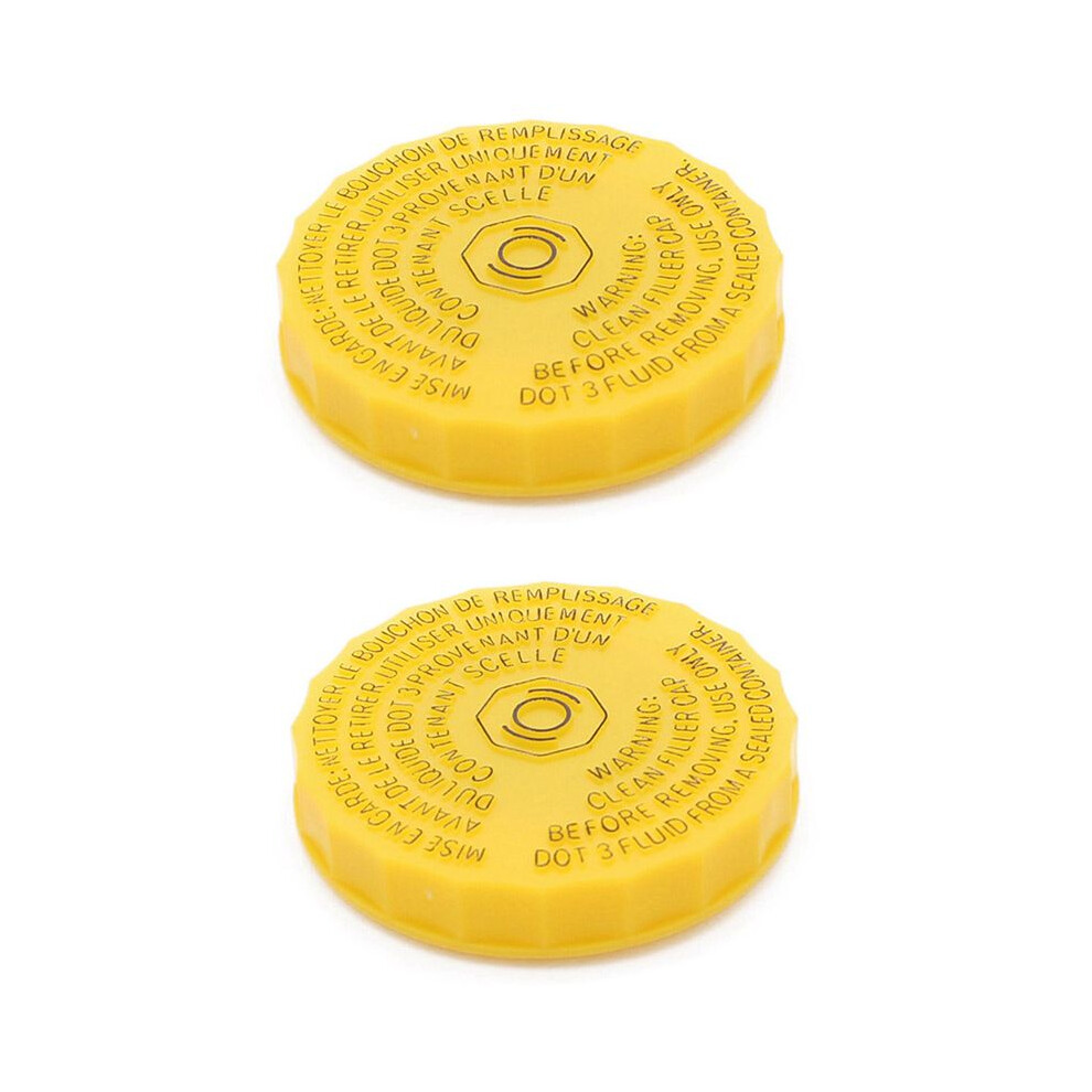 2X Master Cylinder Reservoir Cap For Jeep Wrangler Chrysler 200 Pacifica Ram 2500 68211910Ab 68303540Aa 4713086373185