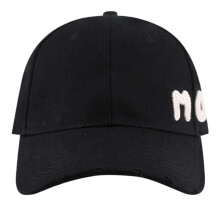 Chapeau de Baseball avec lettres brodées pour filles et-Noir
